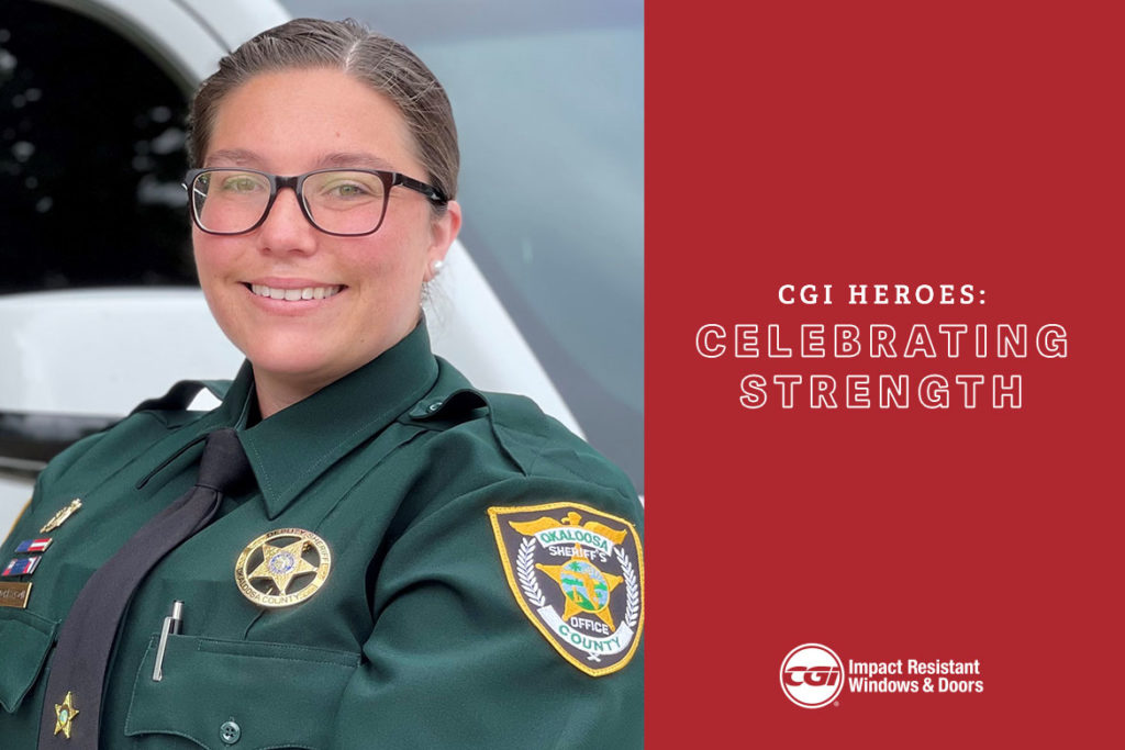 Tori Mason, a Niceville school resource officer, was honored as a CGI Hero.